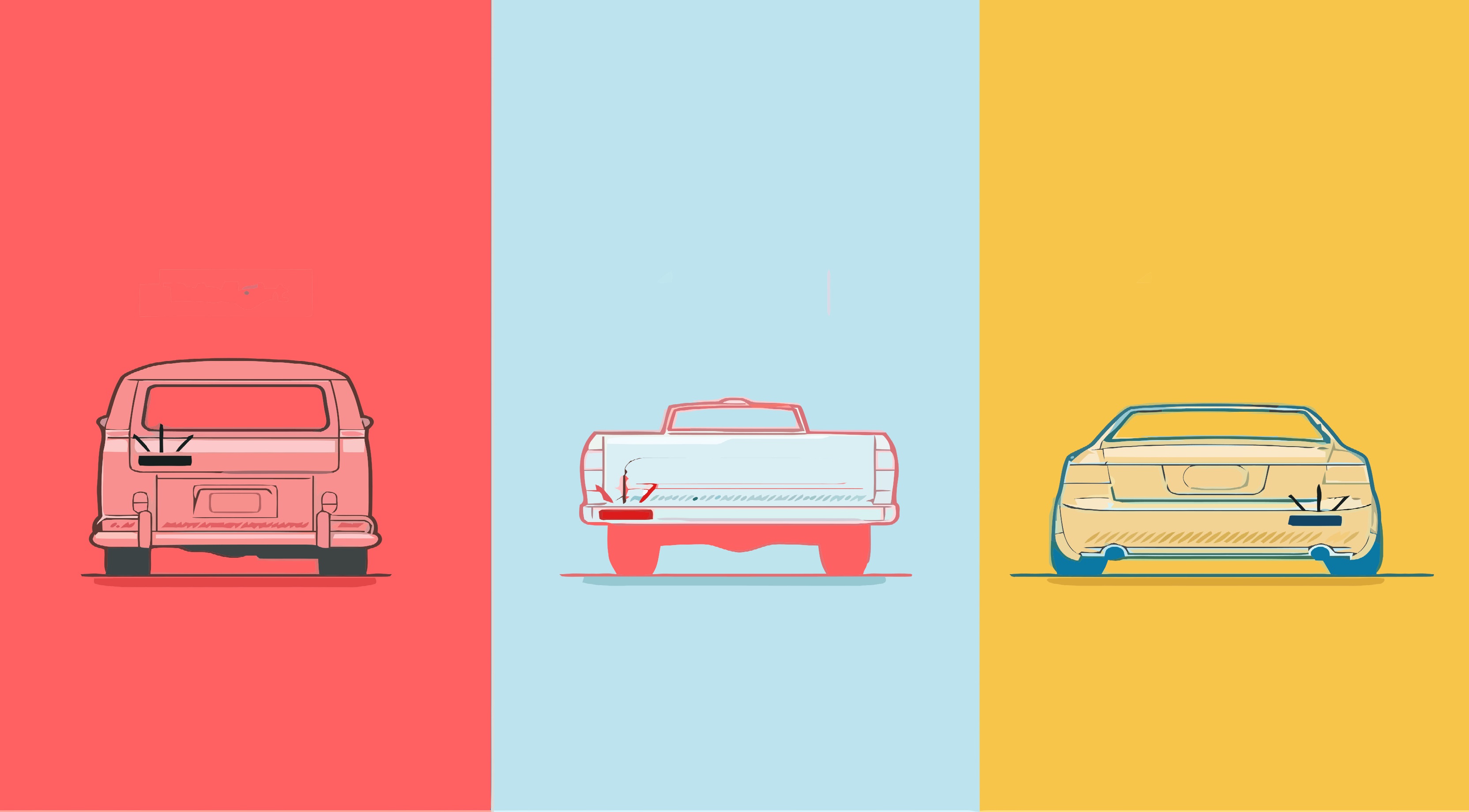 Cars with electronic bumper sticker